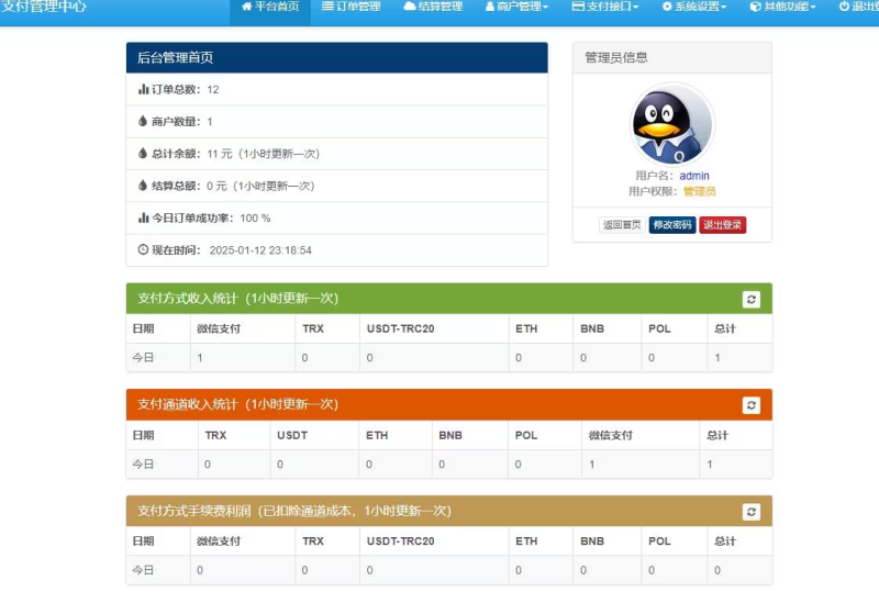 2025新版易支付系统源码epay运营版/轮询/投诉/进件-资源网